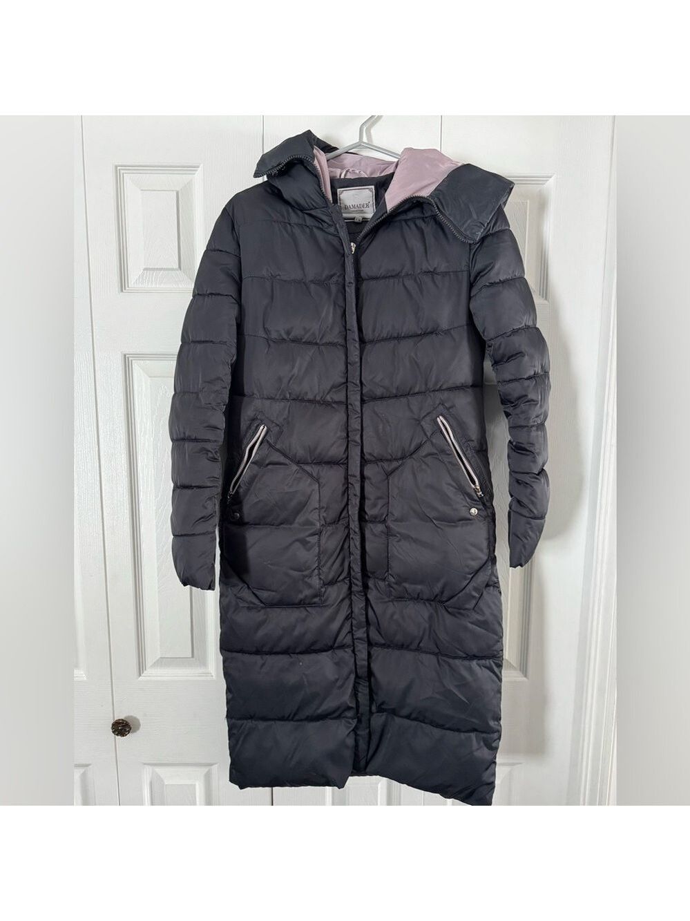 Women's Black Damader Puffer Coat Size 44.